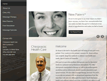 Tablet Screenshot of drstonechiropractor.com